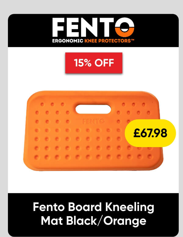 Fento Board Kneeling Mat Black/Orange