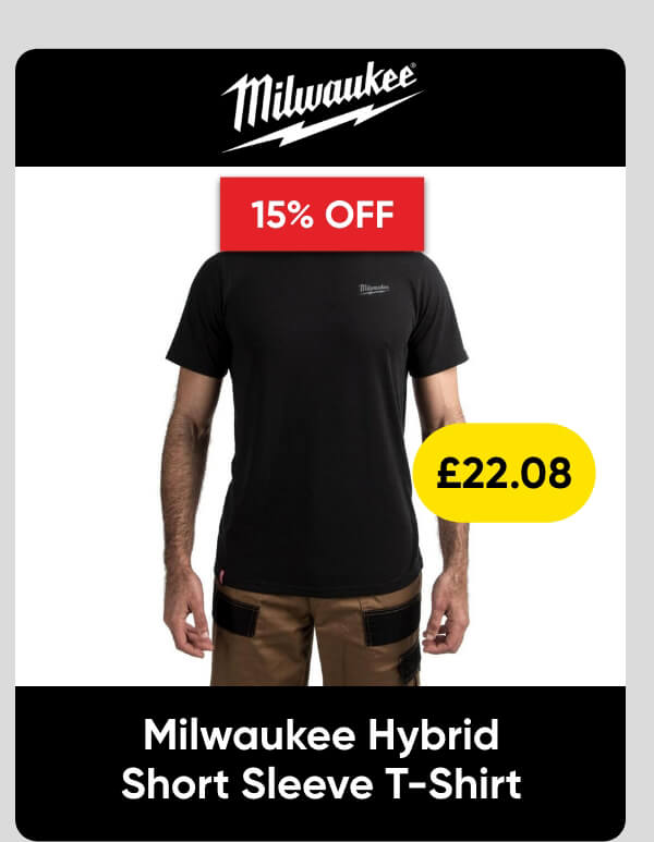 Milwaukee Hybrid Short Sleeve T-Shirt Large