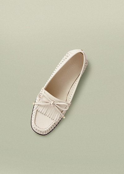 Darcy Woven Leather Loafers