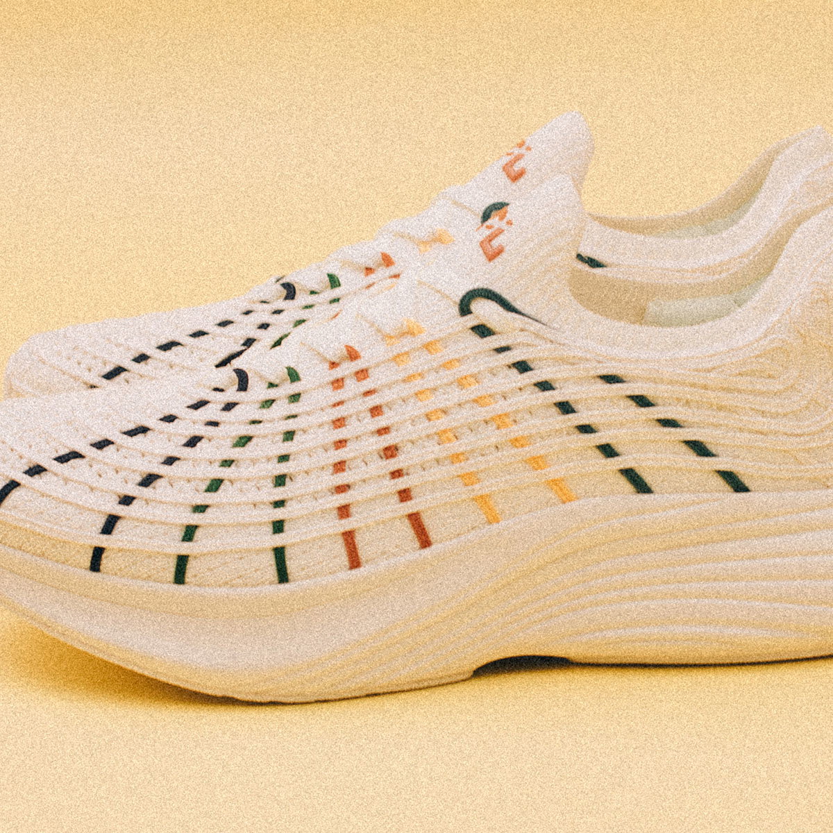 TechLoom Zipline in Ivory / Terracotta / Multi