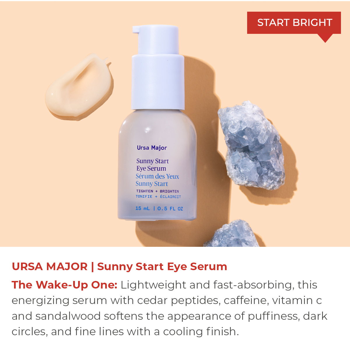 URSA MAJOR | Sunny Start Eye Serum