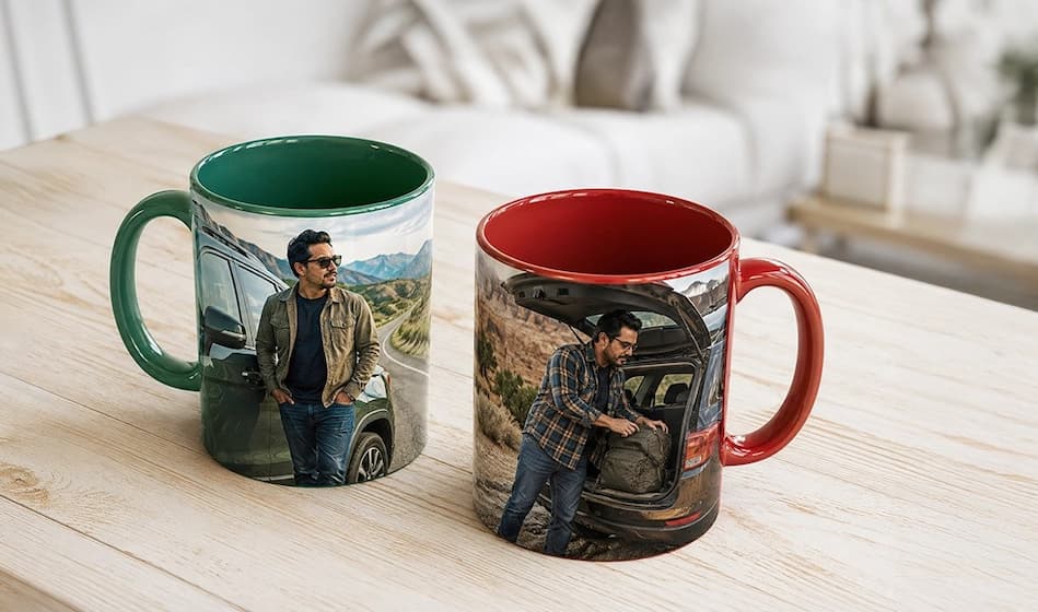 Colored Inner & Handle Mugs
