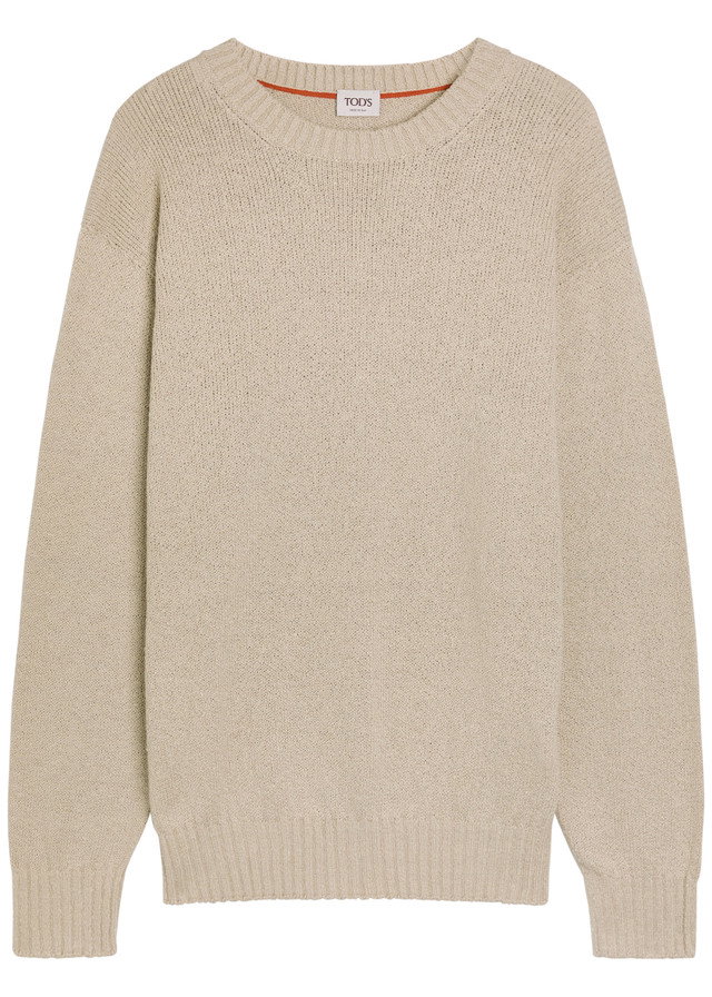TODS Crew-neck cotton-knit jumper