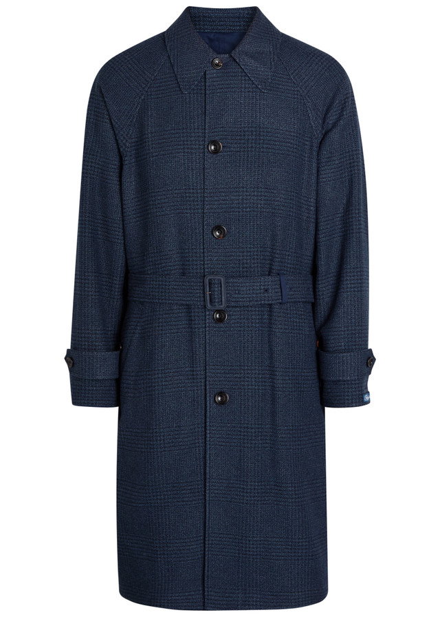 POLO RALPH LAUREN Balmacaan reversible belted wool and silk-blend coat