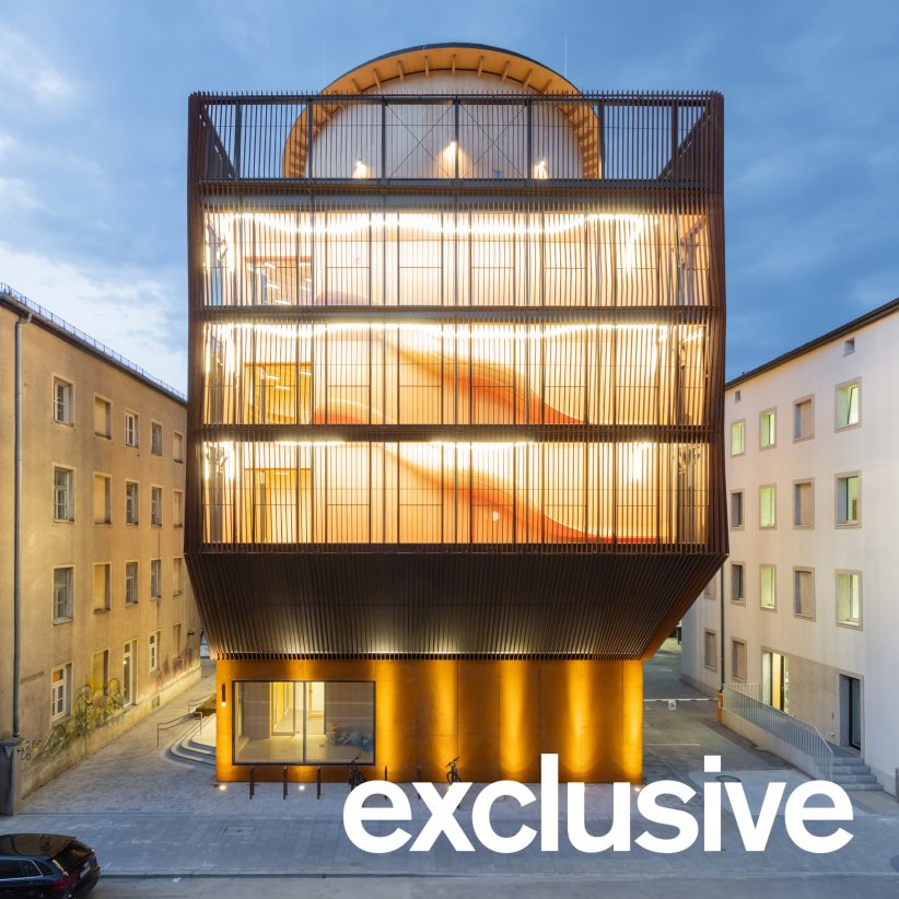 Kéré Architecture creates "vertical playground" for kindergarten at Technical University of Munich