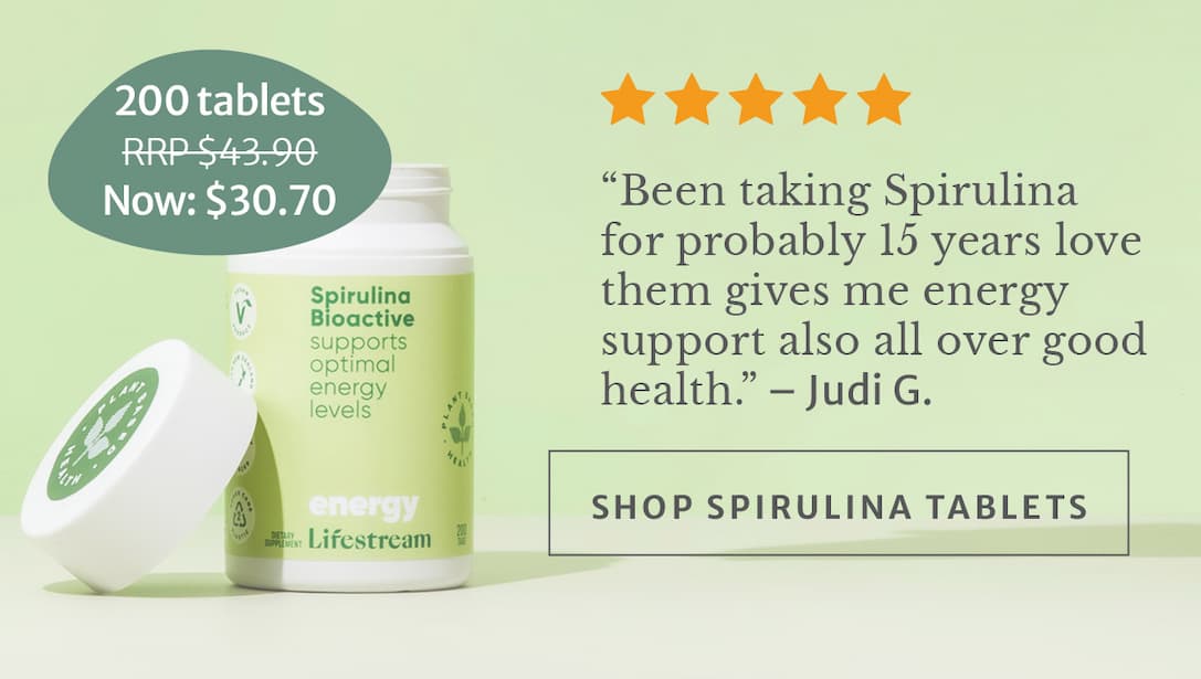 Shop Lifestream Spirulina Certified Organic Tablets