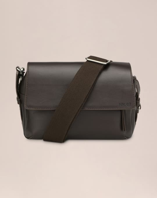 'Port' Leather Shoulder Bag