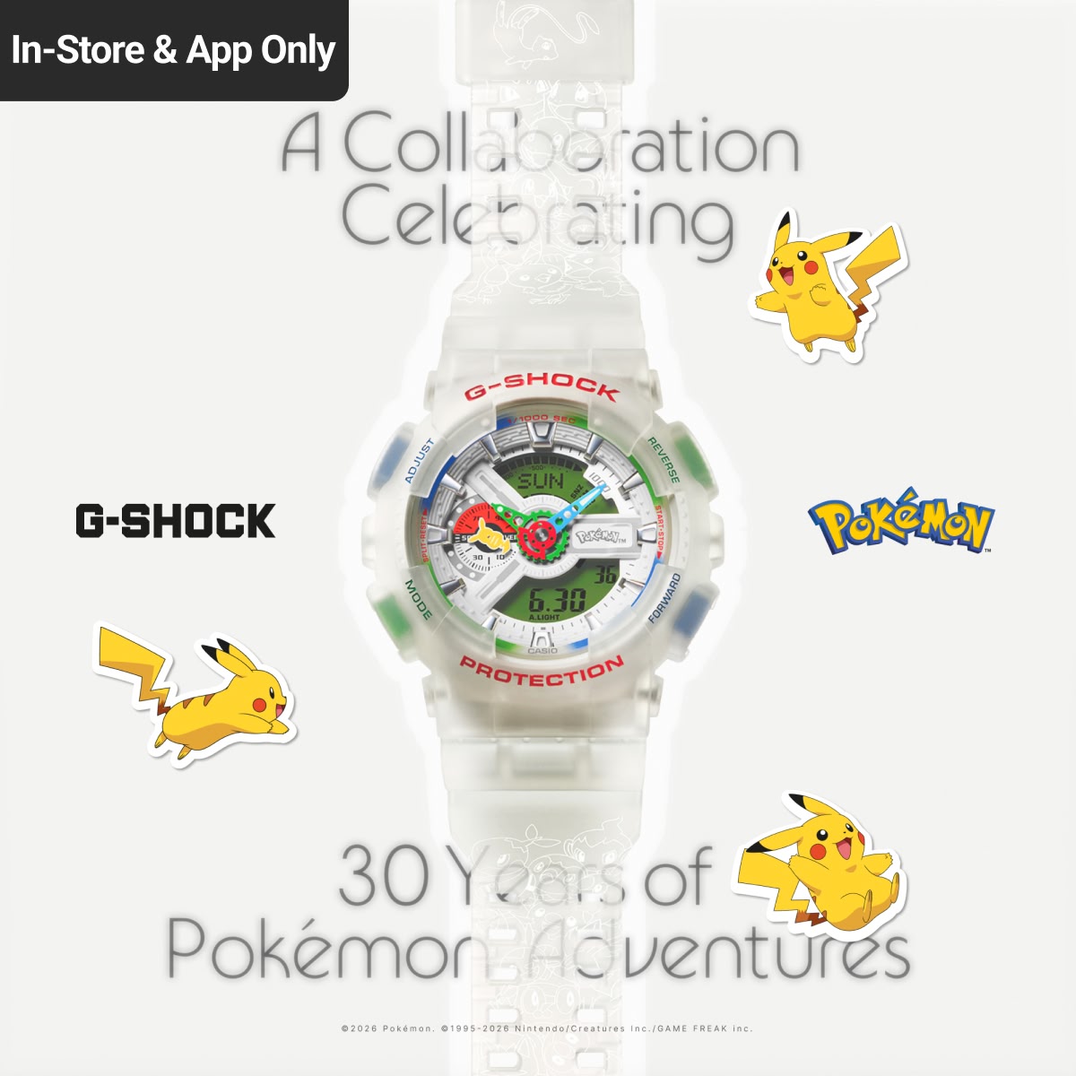 Shop the G-Shock x Pokemon collab, with an all-new digital watch