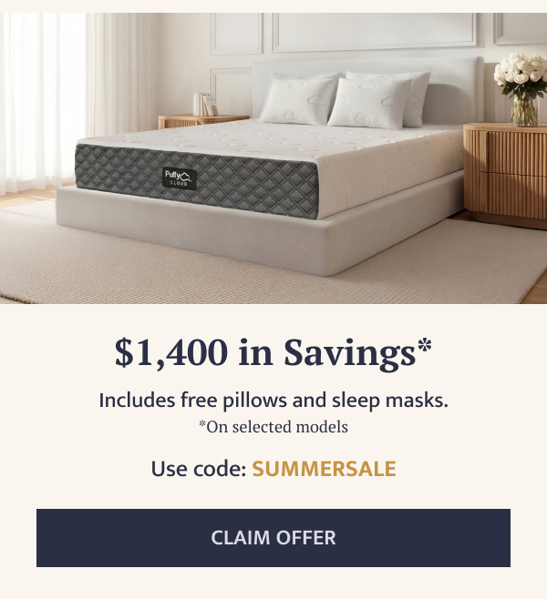 Save $1,400 off any Puffy mattress