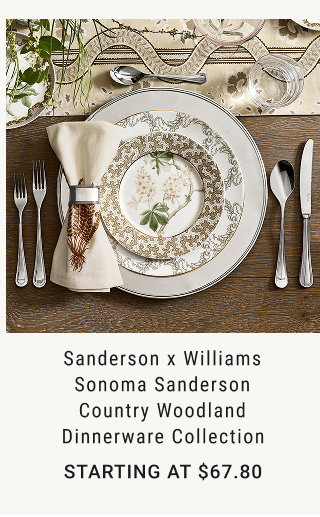 Sanderson x Williams Sonoma Sanderson Country Woodland Dinnerware Collection Starting at $67.80