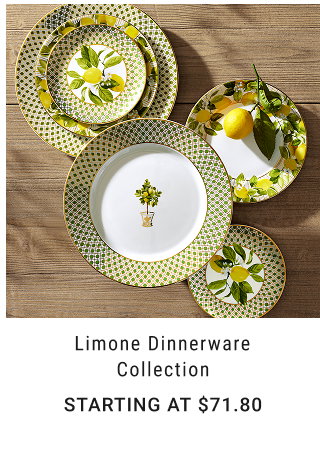 Limone Dinnerware Collection Starting at $71.80