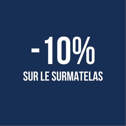 -10% sur le surmatelas PERCKO