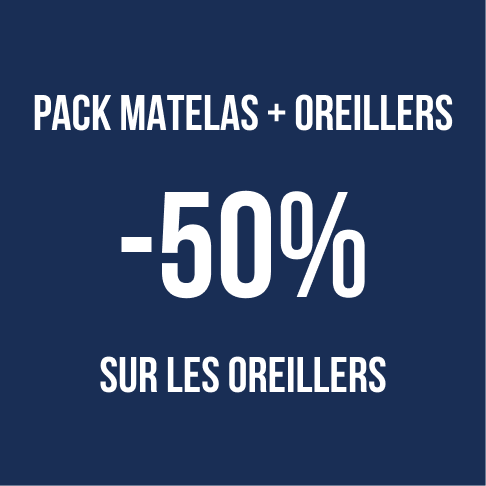 -50% sur les oreillers PERCKO