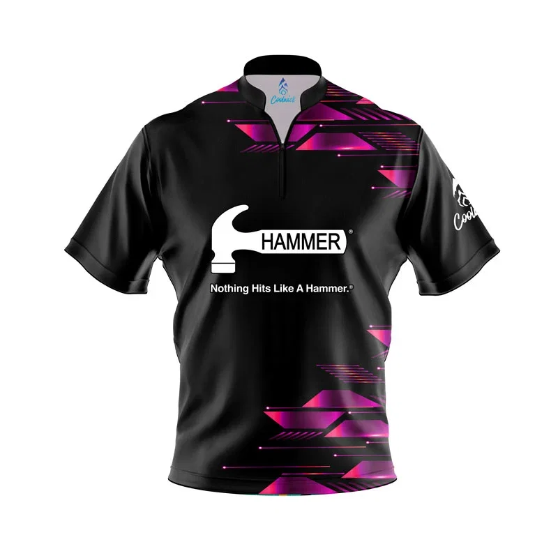 Image of Sunset Luxury Strikes Fast Track CoolWick Bowling Jersey - Hammer