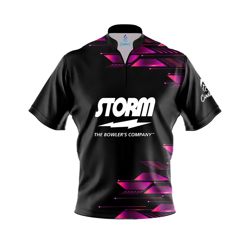 Image of Sunset Luxury Strikes Fast Track CoolWick Bowling Jersey - Storm Bowling