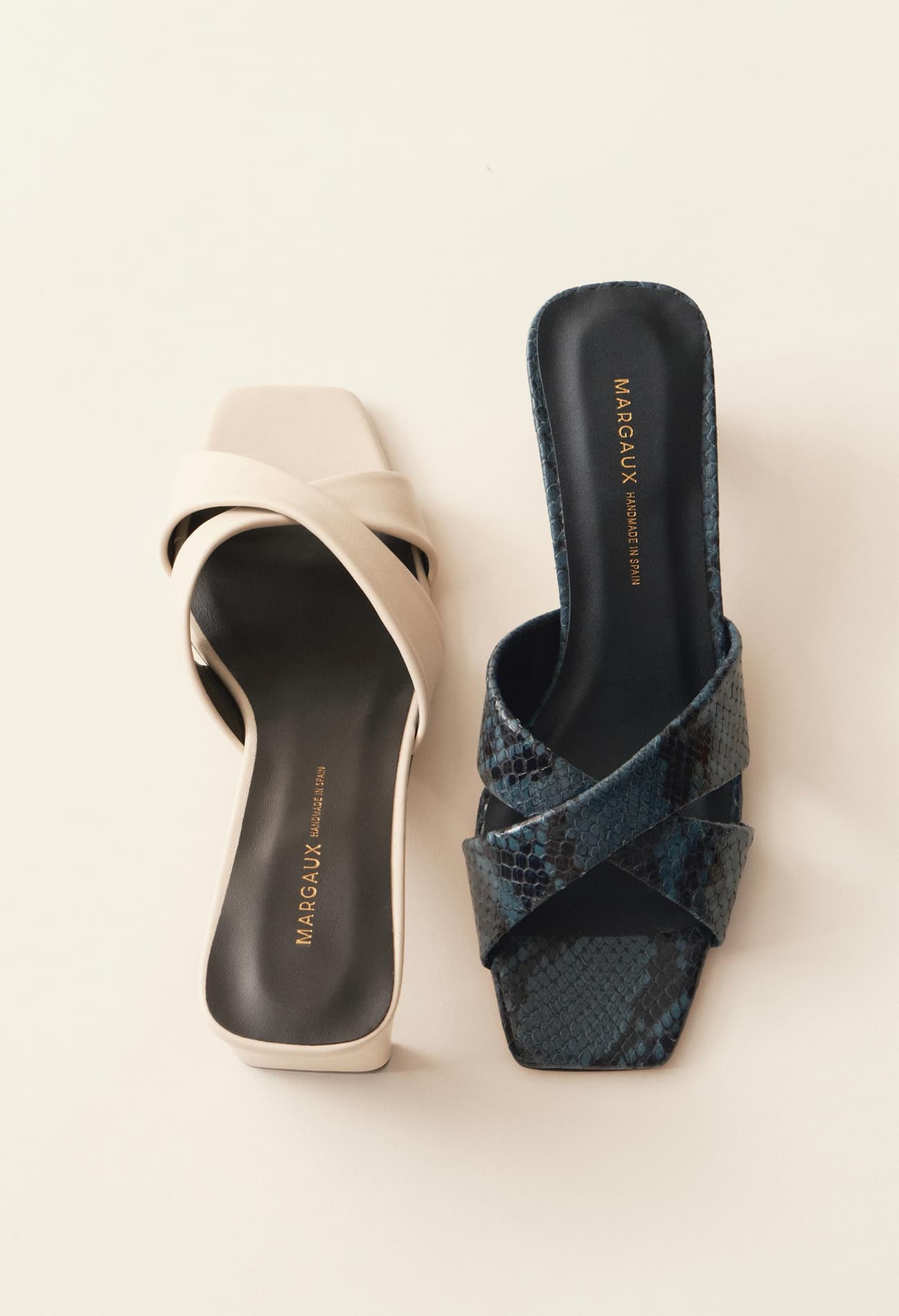 The Selene 50 in Ivoire and Aqua Python