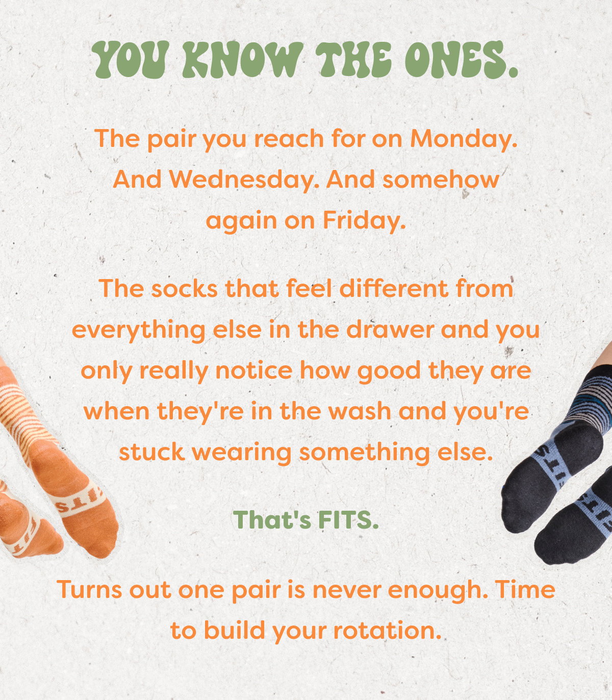 Turns out one pair is never enough. Time To build your rotation