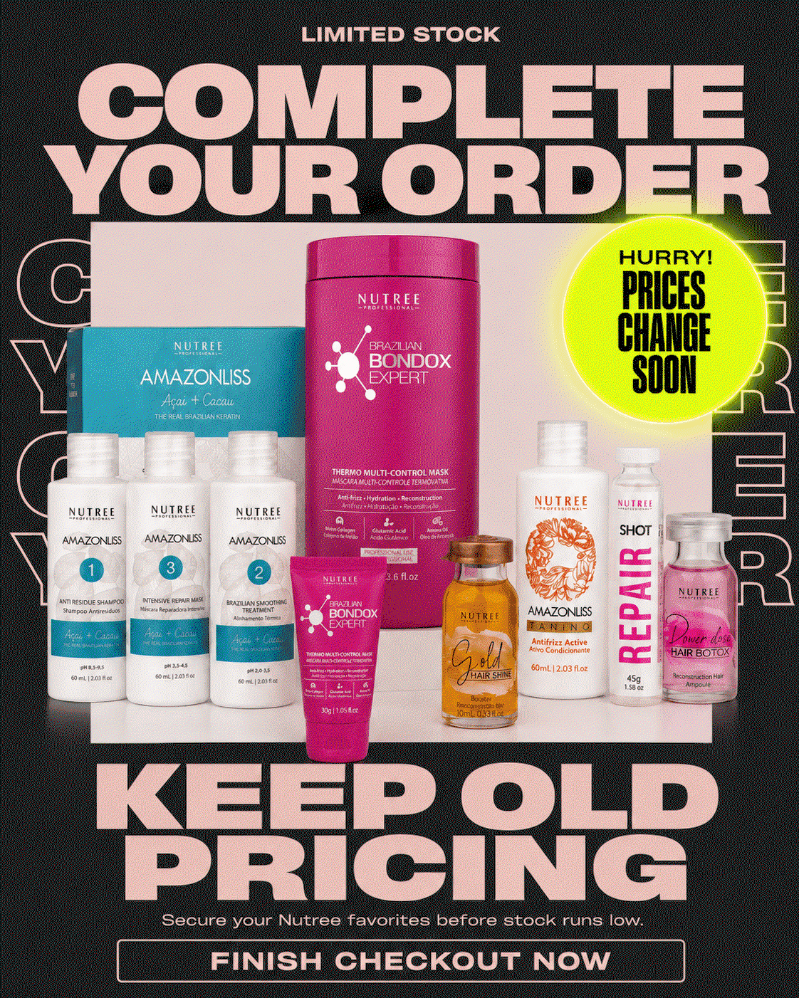 Limited stock — complete your Nutree order