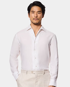 White Linen Shirt