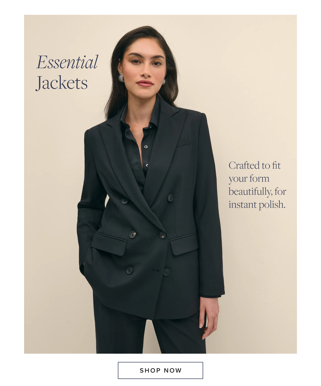 Essential Jackets Shop Now
