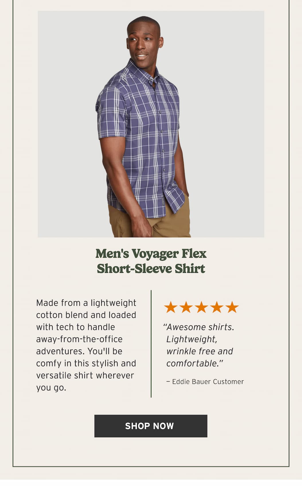 Men's Voyager Flex Short-Sleeve Shirt
