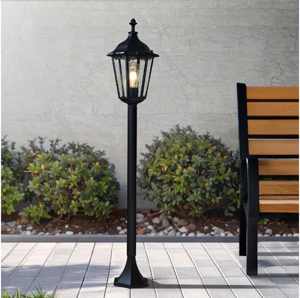 Image of Burford Large Bollard Lantern Light
