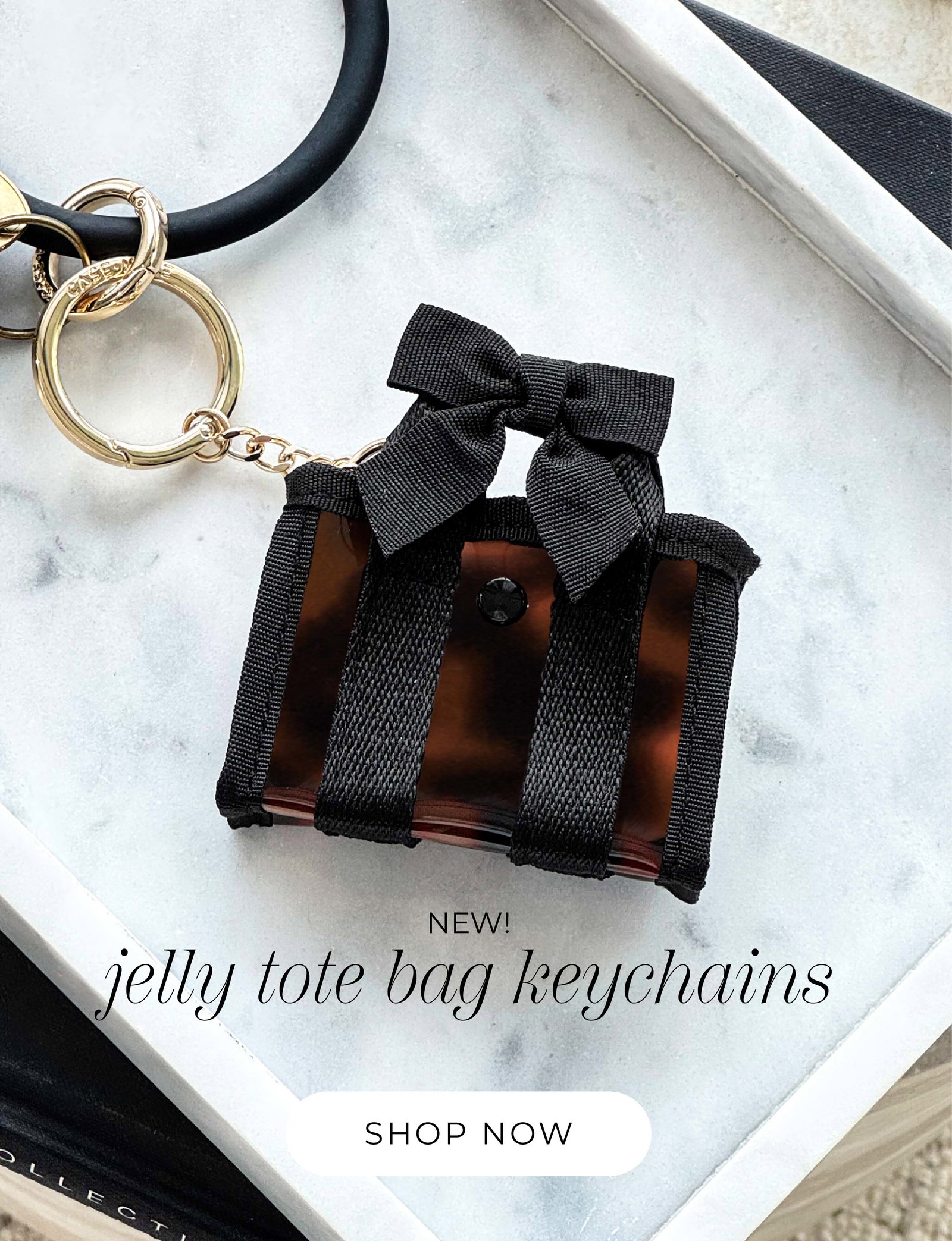New Jelly Tote Bag Keychains are here!