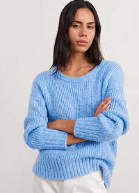 JAG Lily Scoop Knit Blue
