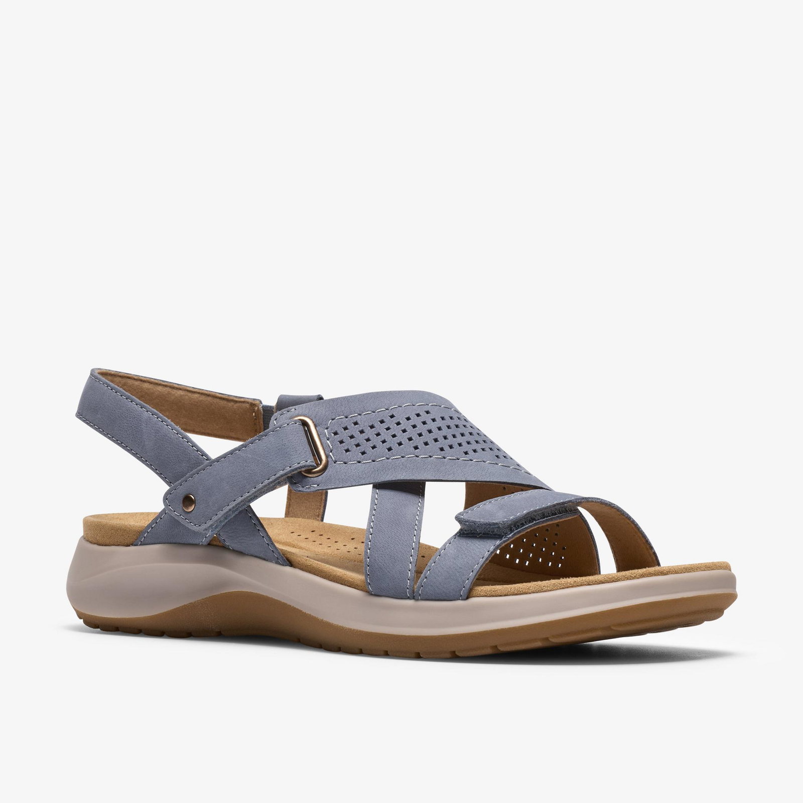 Shop Maelynn Gem Denim Blue Nubuck