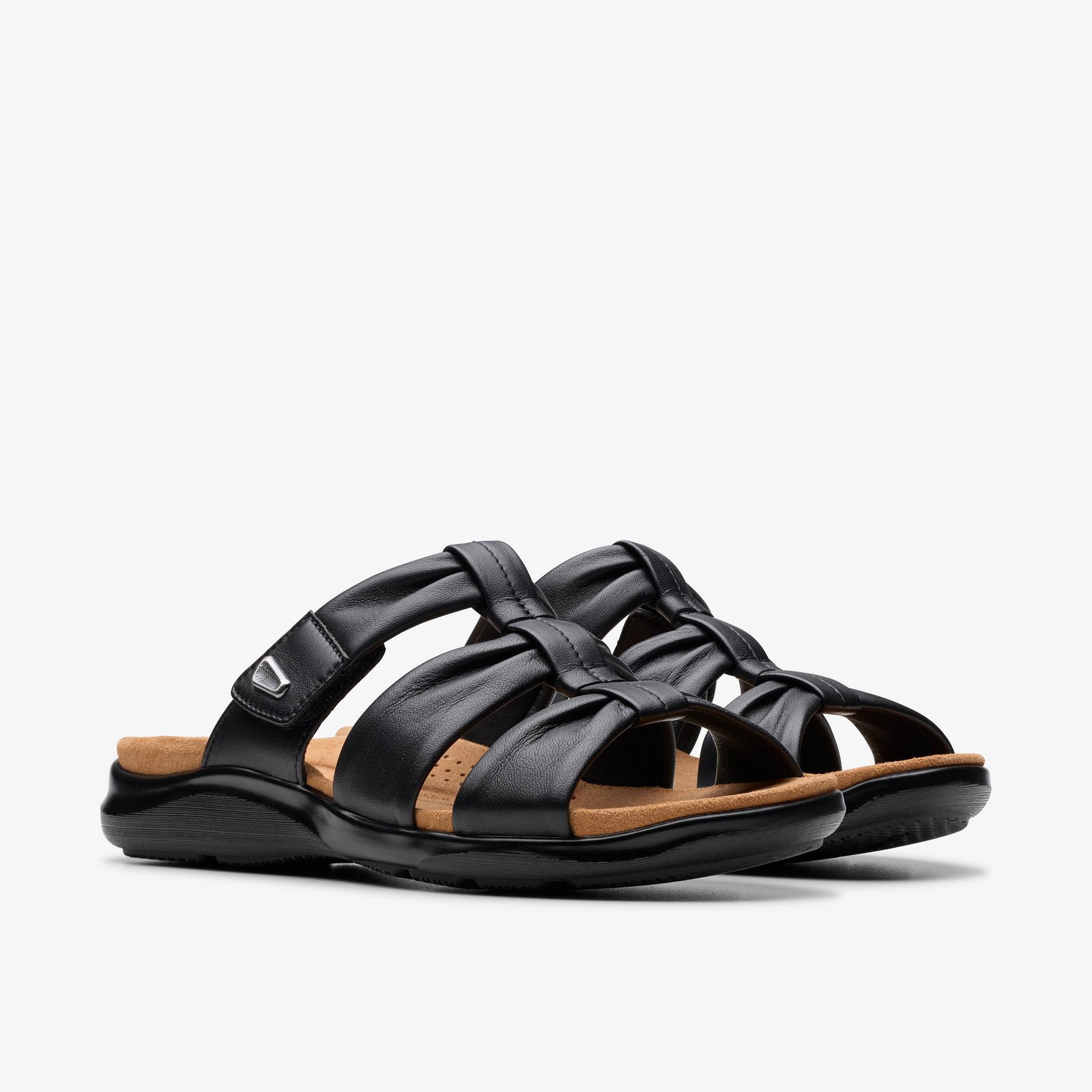 Shop Kitly Slide Black Leather