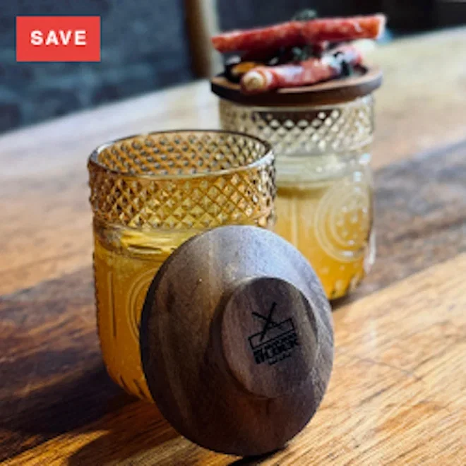 My Butchers Block Glass Toppers, Set of 4