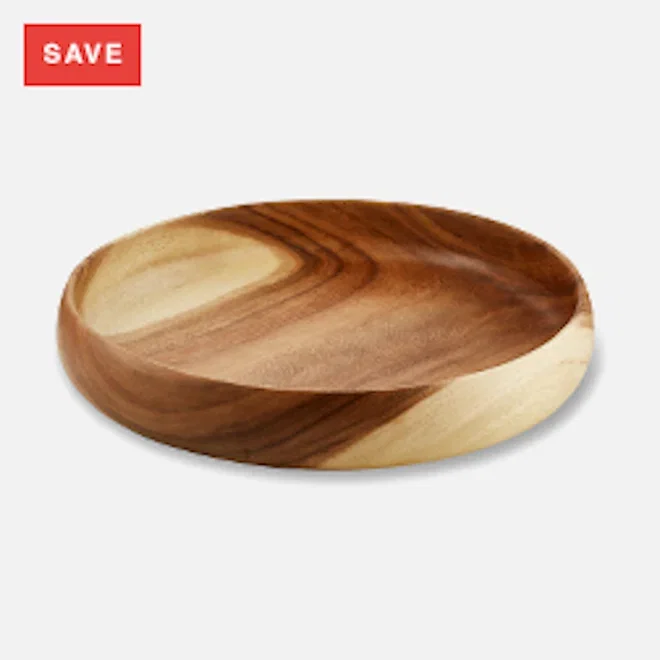 My Butchers Block Round Wooden Bowl