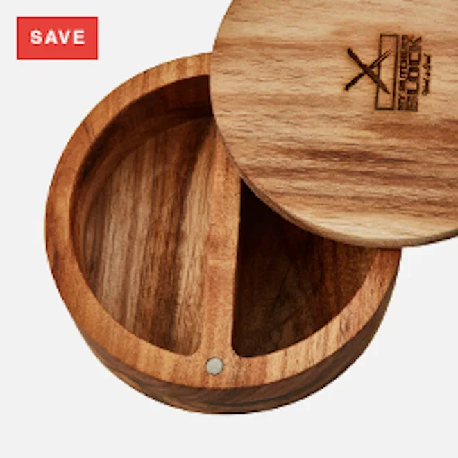 My Butchers Block Salt & Pepper Holder