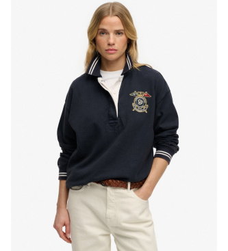 Sudadera Crest Rugby marino