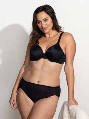 Image of Full Figure Underwire Smoothing Bra with Lace