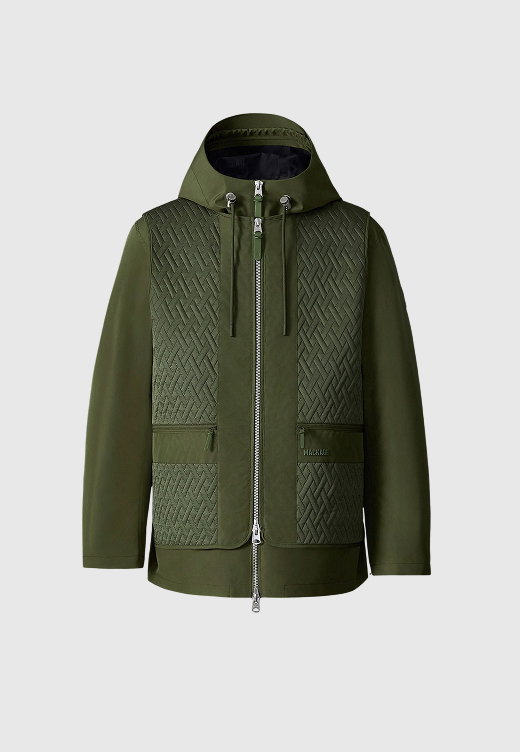 DIEGO 3-in-1 Quilted Rain Jacket