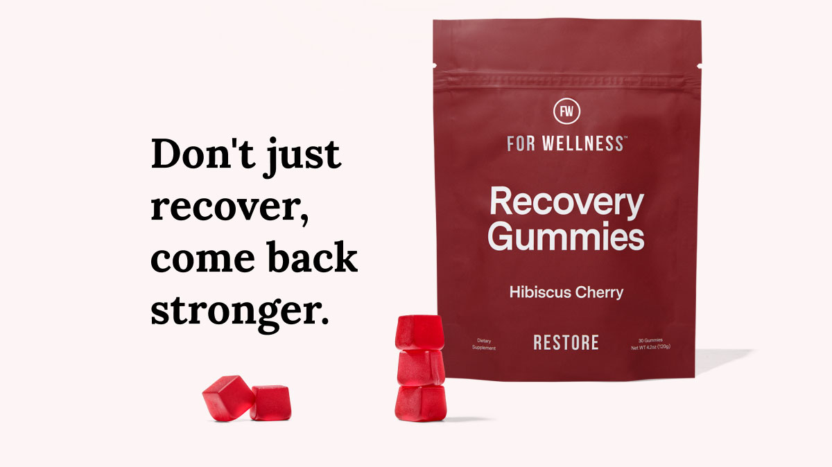 Don't just recover, come back stronger.