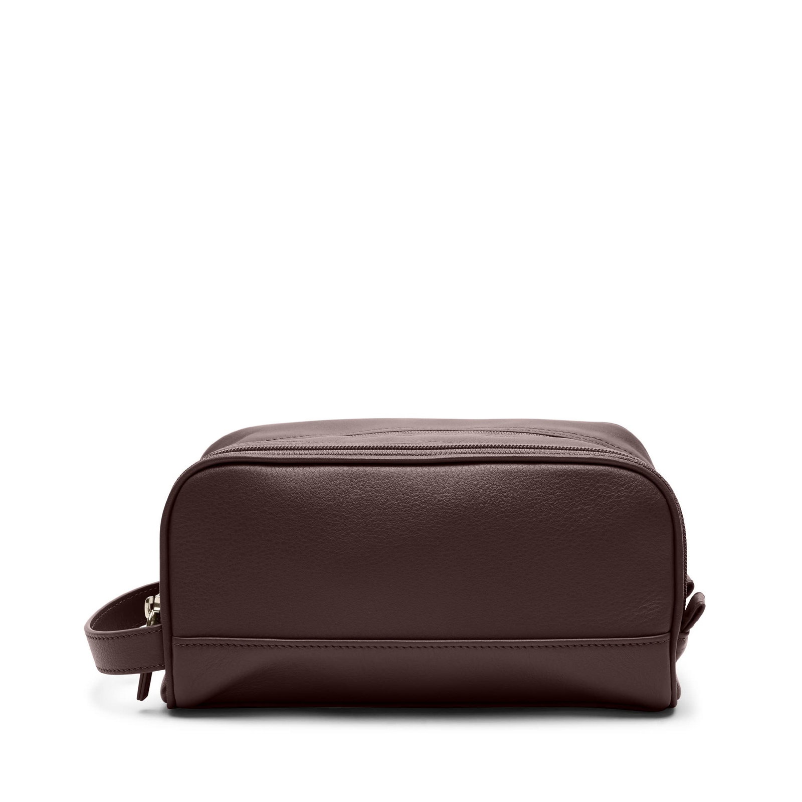 Image of Small Double Zip Toiletry Bag Brown