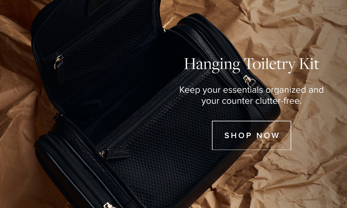 Shop the Hanging Toiletry Kit >