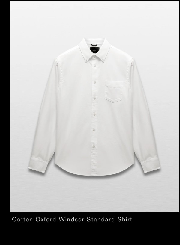 Cotton Oxford Windsor Standard Shirt