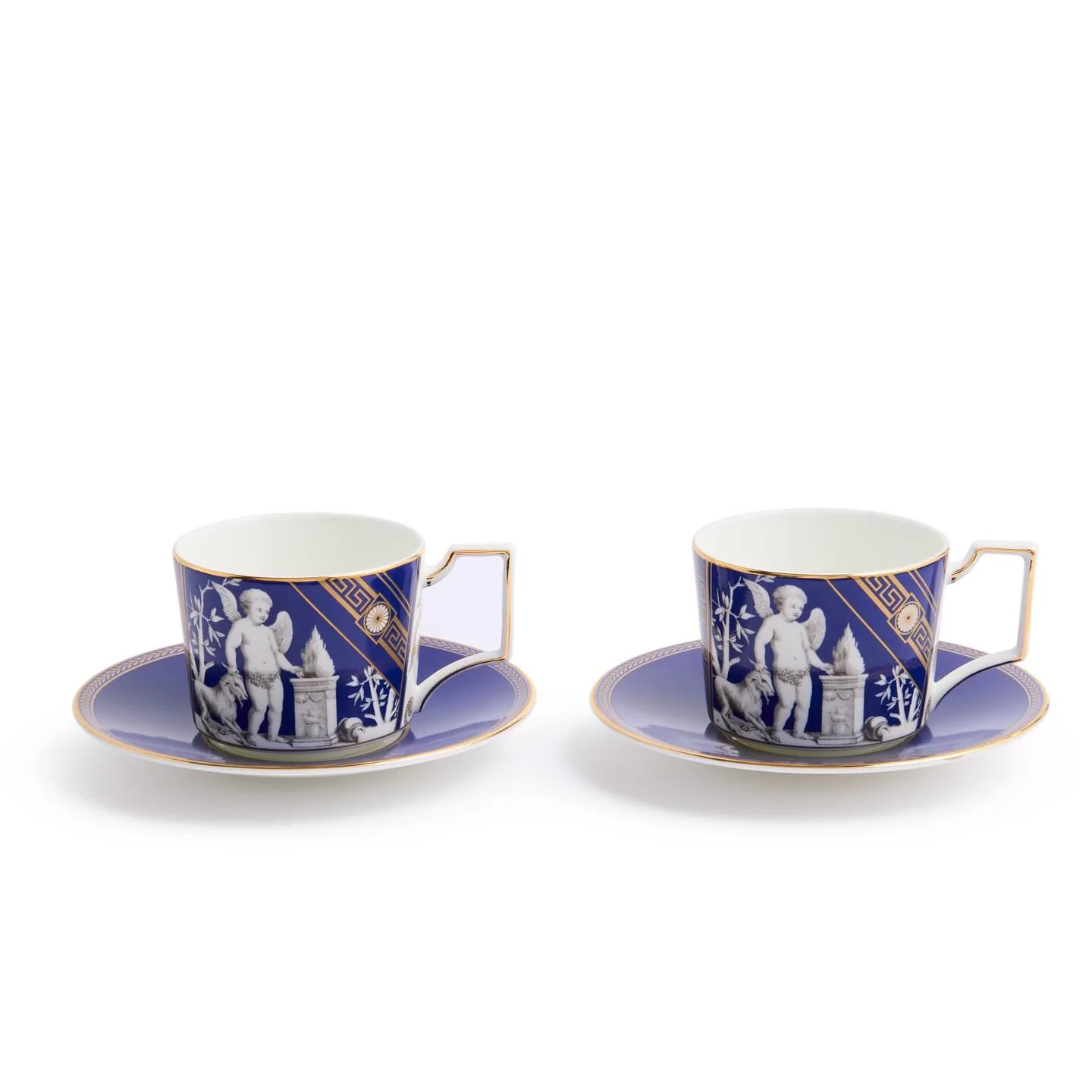 Renaissance Gold Teacup & Saucer, Accents Set of 2