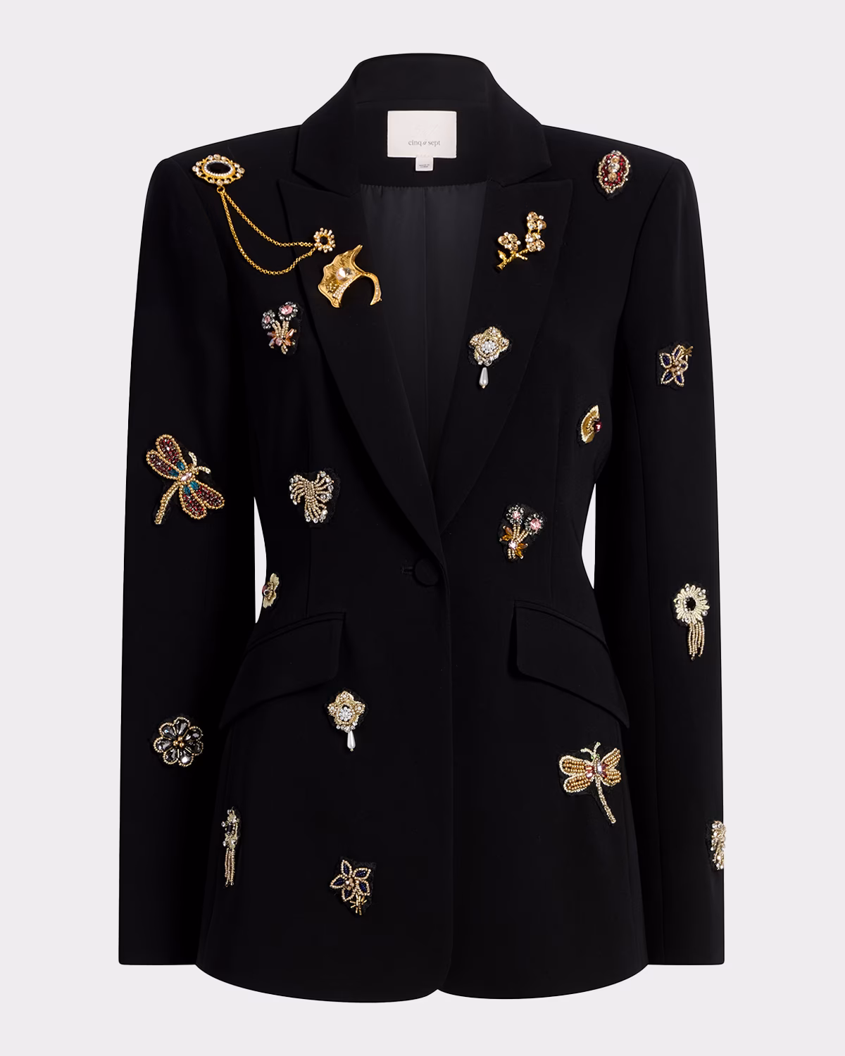 Cheyenne Beaded Blazer with Brooches