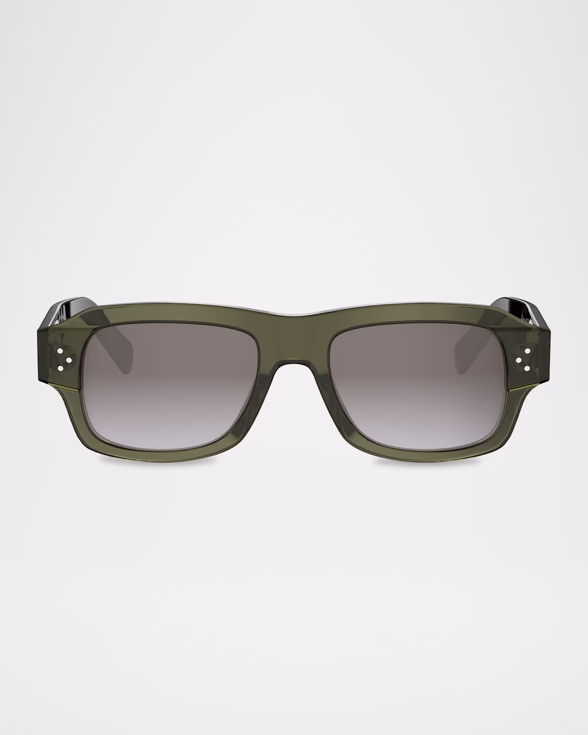 Men's 3 Dots Acetate Rectangle Sunglasses