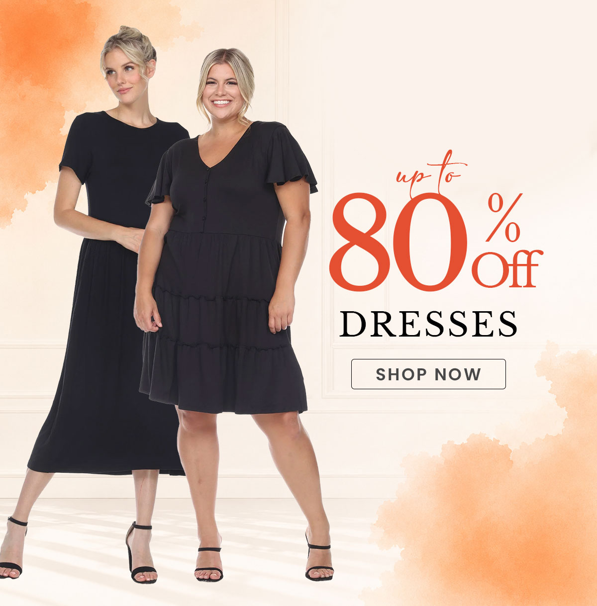 up to 80% off dresses