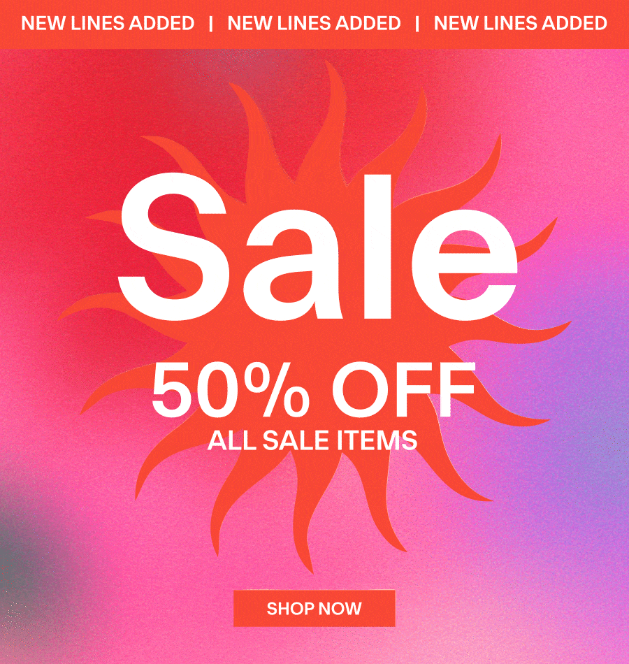 SALE New Lines Added 