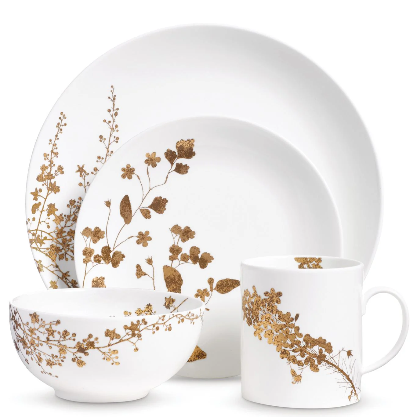 Vera Wang Jardin 4 Piece Dinner Setting