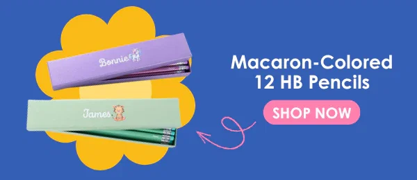 Macaron-Colored 12 HB Pencils