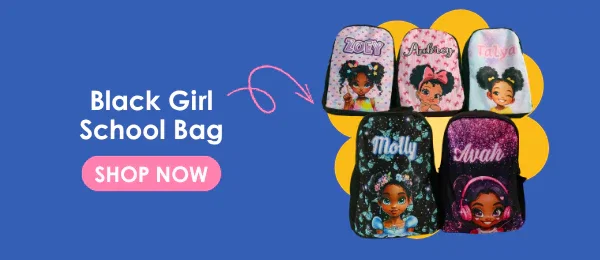 Black Girl School Bag