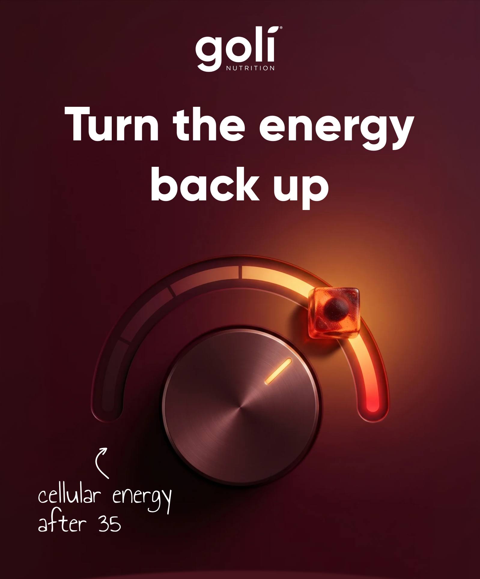 Turn the energy back up