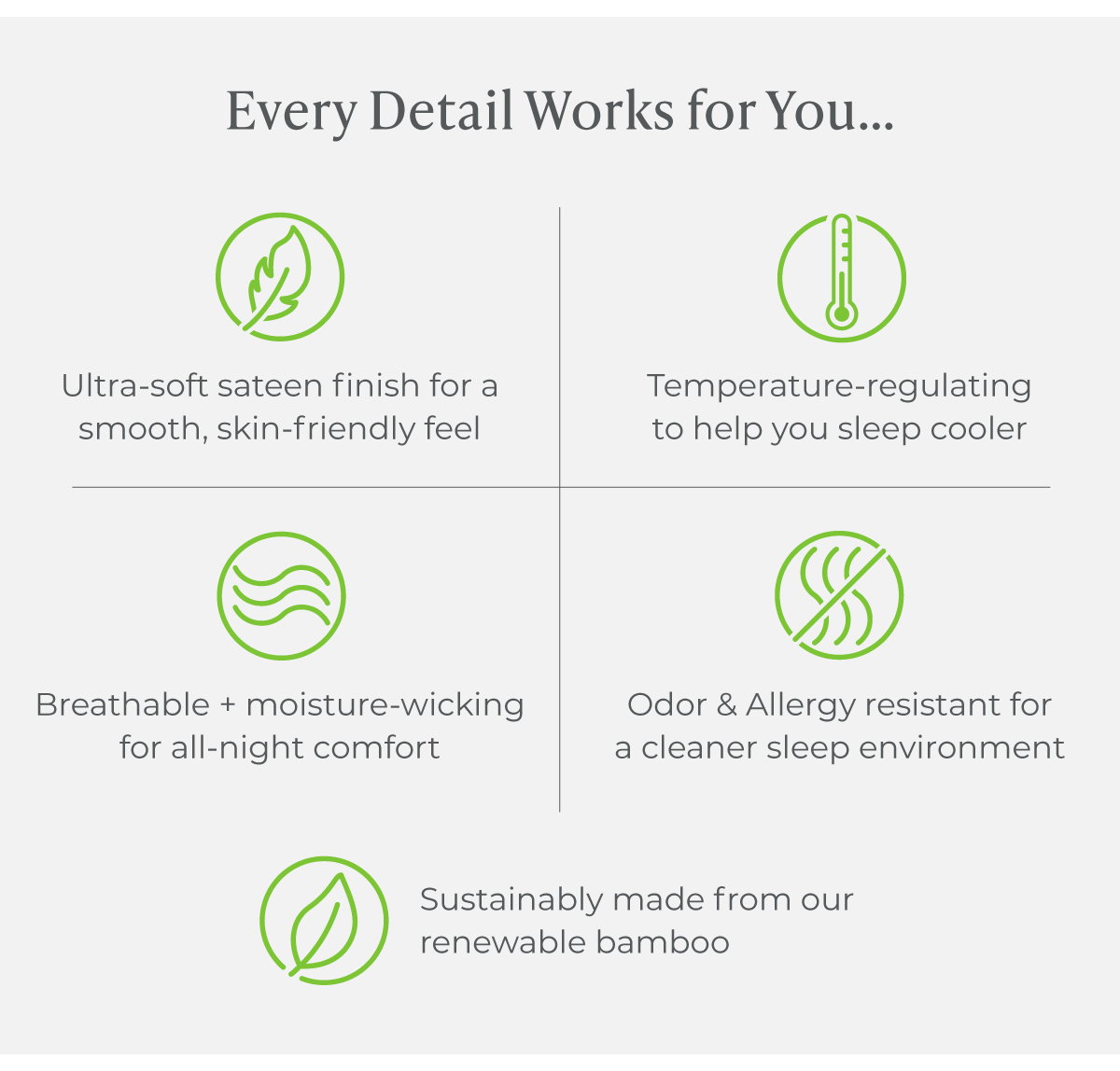 Every Detail Works for You…